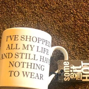 NOTHING TO WEAR ULTIMATE SHOPPER ❤️ White Mug